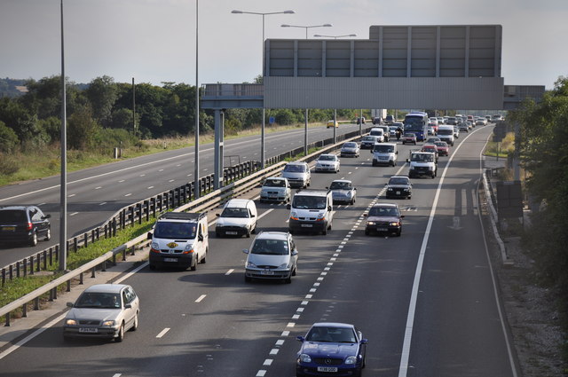 Image of Cars on Motorway