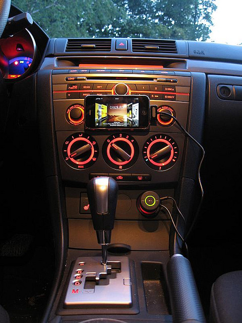 Image of Ipod in Car